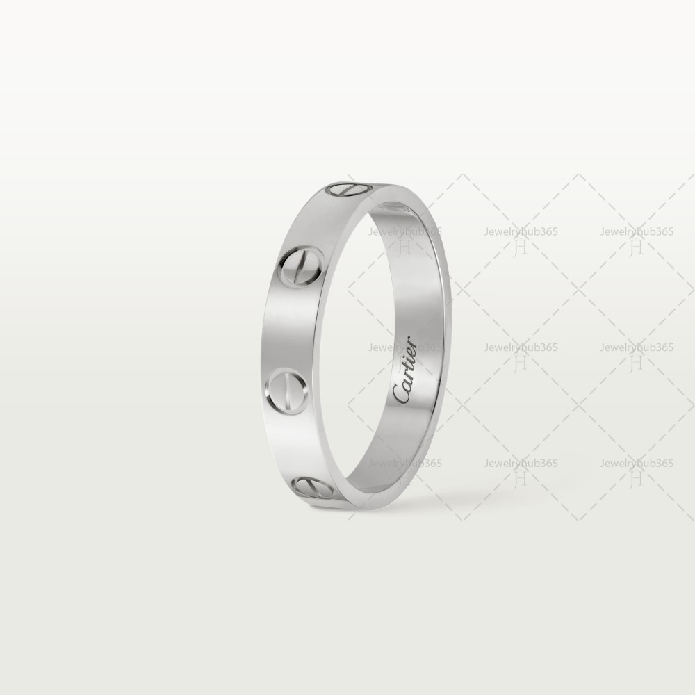 LOVE WEDDING BAND ring White gold