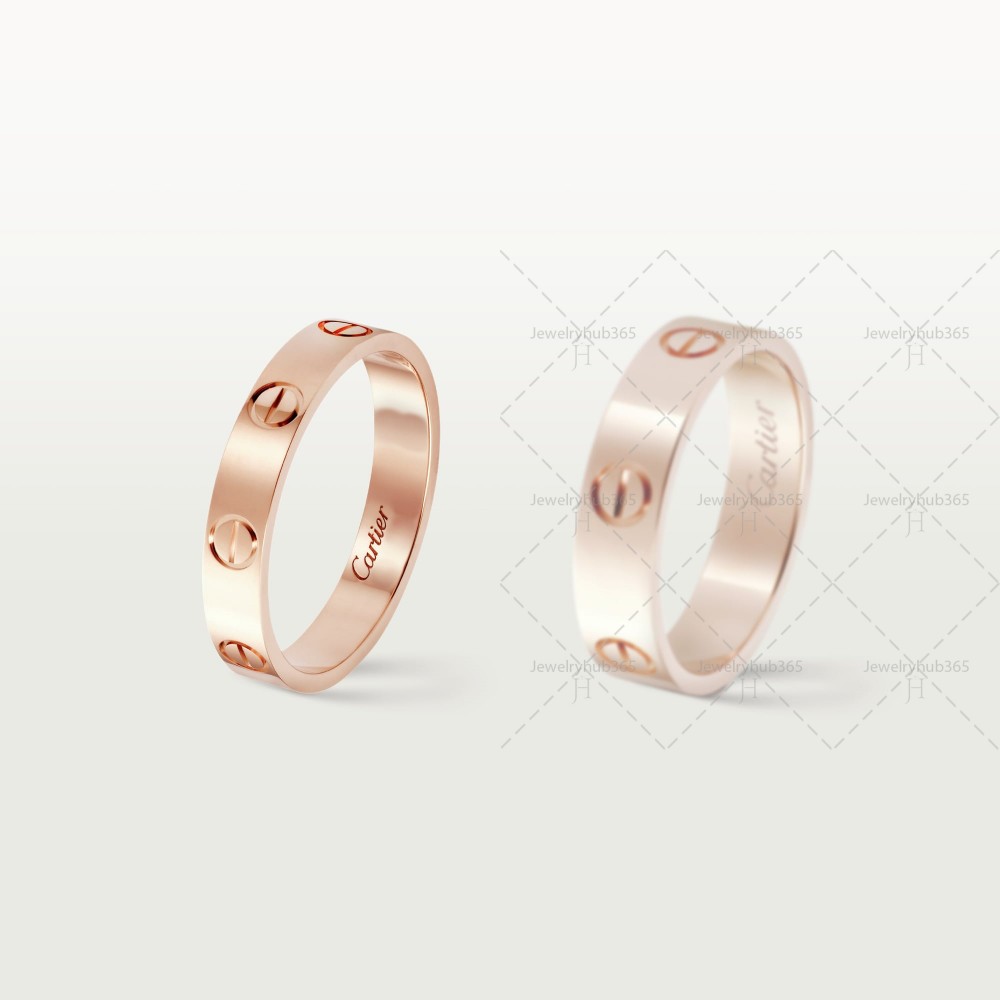 LOVE WEDDING BAND ring Rose gold