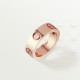 LOVE ring 3-Diamond Rose gold