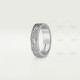 LOVE WEDDING BAND, DIAMOND-PAVED ring 88-Diamond White gold