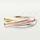 TRINITY Classic W3.2mm ring Yellow/White/Rose gold