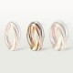 TRINITY Classic W3.2mm ring Yellow/White/Rose gold