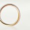 TRINITY W2.5mm ring small model Yellow/White/Rose gold