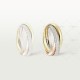 TRINITY Classic W3.2mm ring 156-Diamond Yellow/White/Rose gold