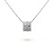 Perlée clovers pendant  16-Diamond White gold