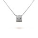 Perlée clovers pendant  16-Diamond White gold