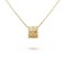 Perlée clovers pendant  16-Diamond Yellow gold