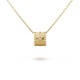 Perlée clovers pendant  16-Diamond Yellow gold