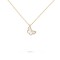 Sweet Alhambra butterfly pendant Mother-of-pearl Yellow gold