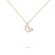 Sweet Alhambra butterfly pendant Mother-of-pearl Yellow gold