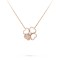 Cosmos pendant  14-Diamond Mother-of-pearl Rose gold