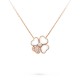 Cosmos pendant  14-Diamond Mother-of-pearl Rose gold