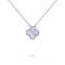 Vintage Alhambra pendant Chalcedony White-gold One-flower