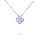 Vintage Alhambra pendant Chalcedony White-gold One-flower