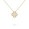 Vintage Alhambra pendant Yellow gold One flower with Diamonds