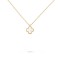 Sweet Alhambra pendant White-Mother-of-pearl Yellow-gold One-flower