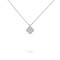 Sweet Alhambra pendant Diamond White-gold One-flower