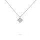 Sweet Alhambra pendant Diamond White-gold One-flower