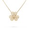 Frivole pendant large 69 Diamond Yellow gold