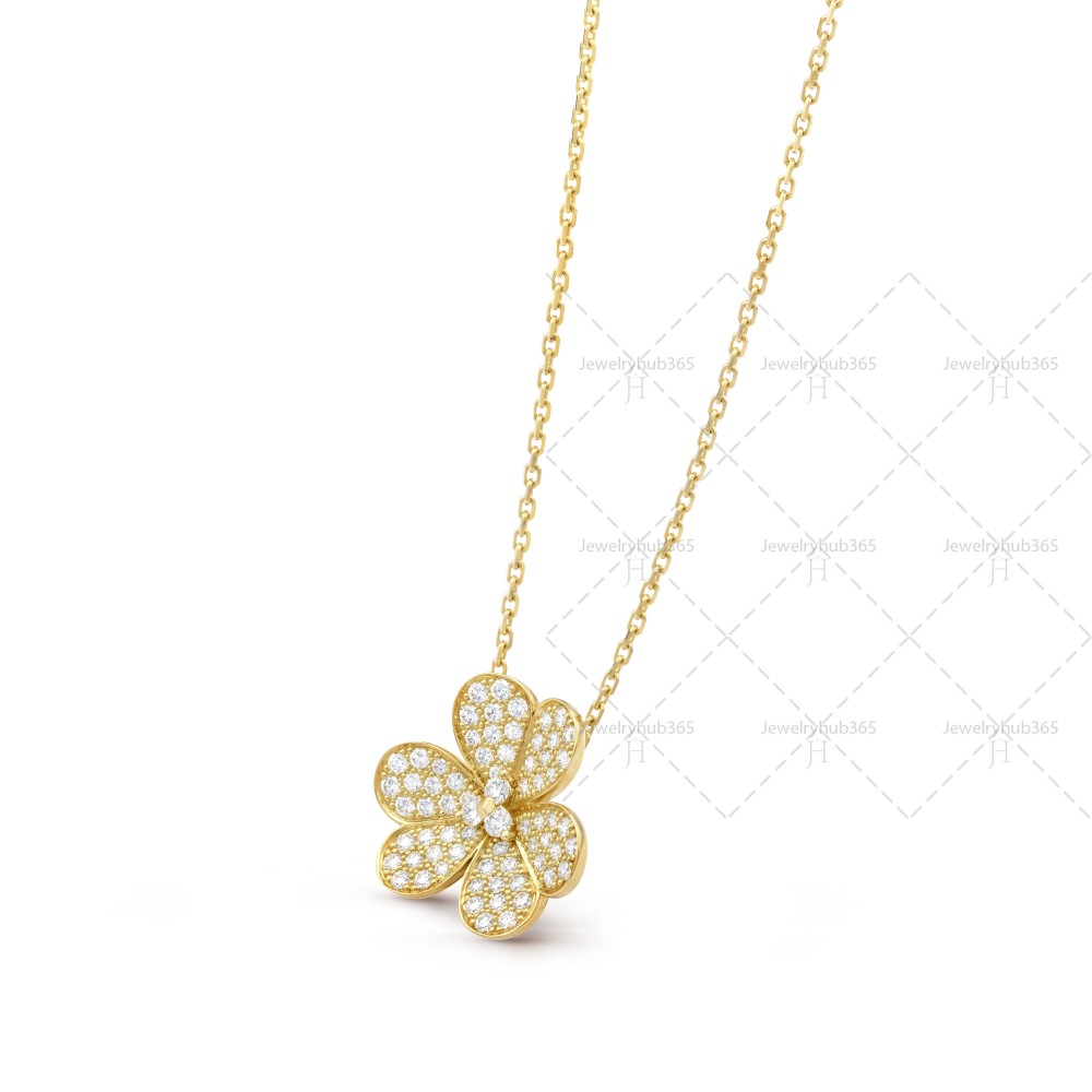 Frivole pendant large 69 Diamond Yellow gold