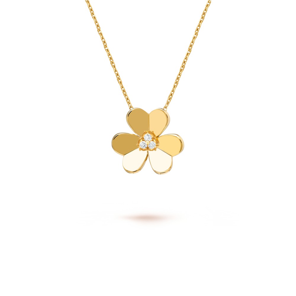 Frivole pendant large 3 Diamond Yellow gold