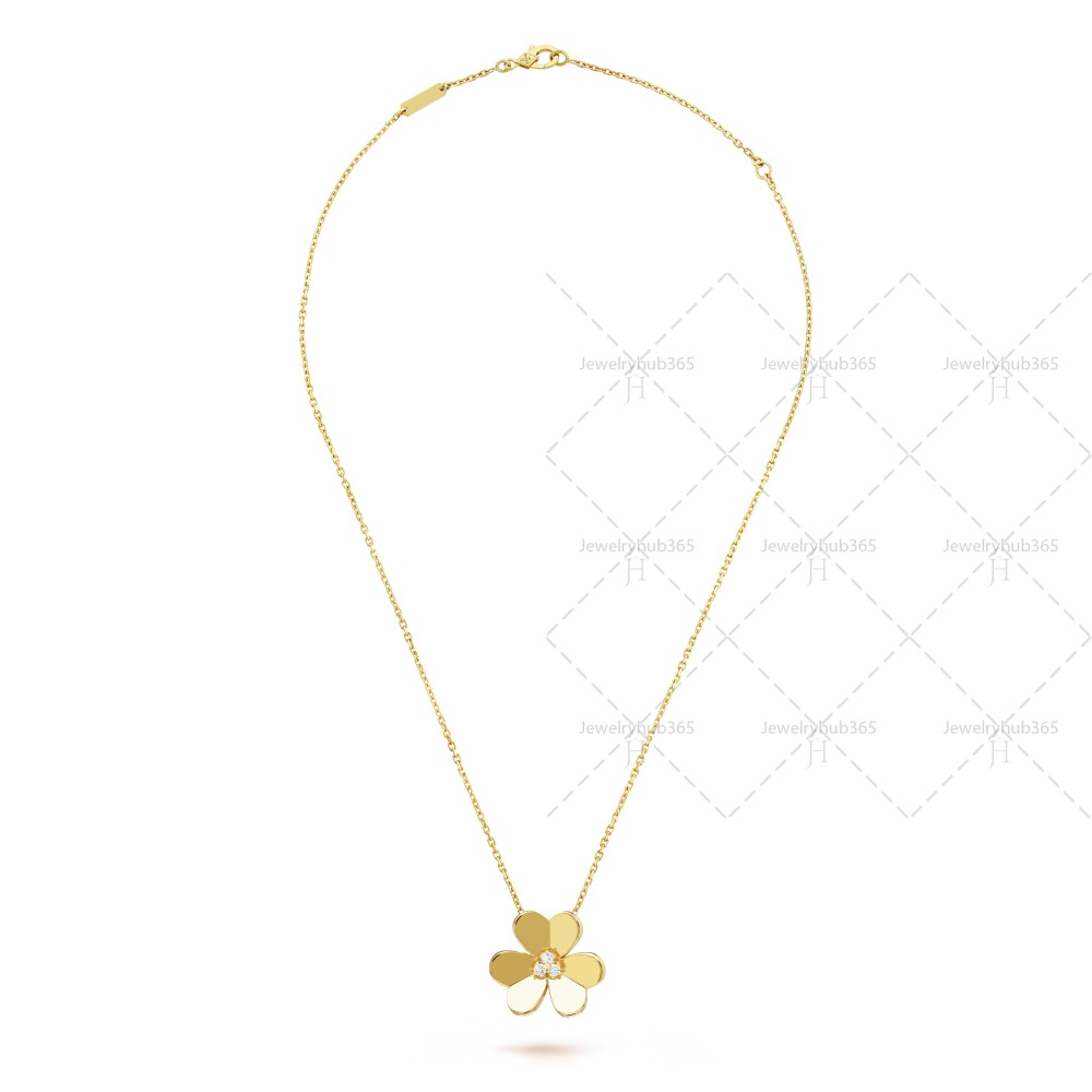 Frivole pendant large 3 Diamond Yellow gold