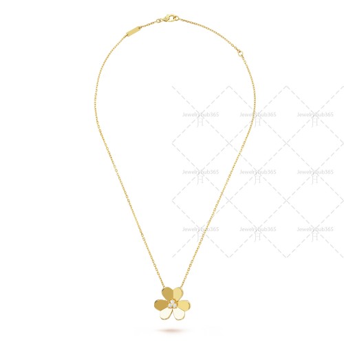 Frivole pendant large 3 Diamond Yellow gold