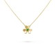 Frivole pendant mini Emerald Yellow gold