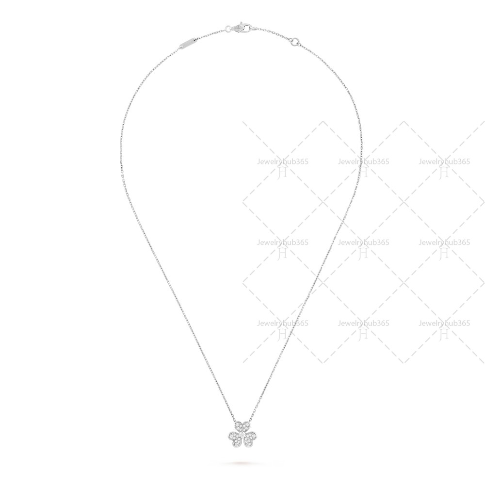 Frivole pendant mini 25 Diamond White gold