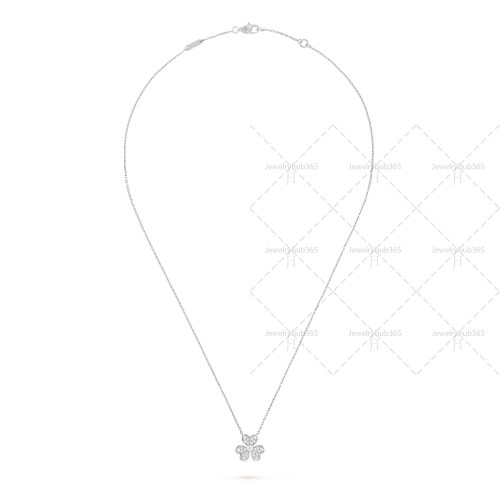 Frivole pendant mini 25 Diamond White gold