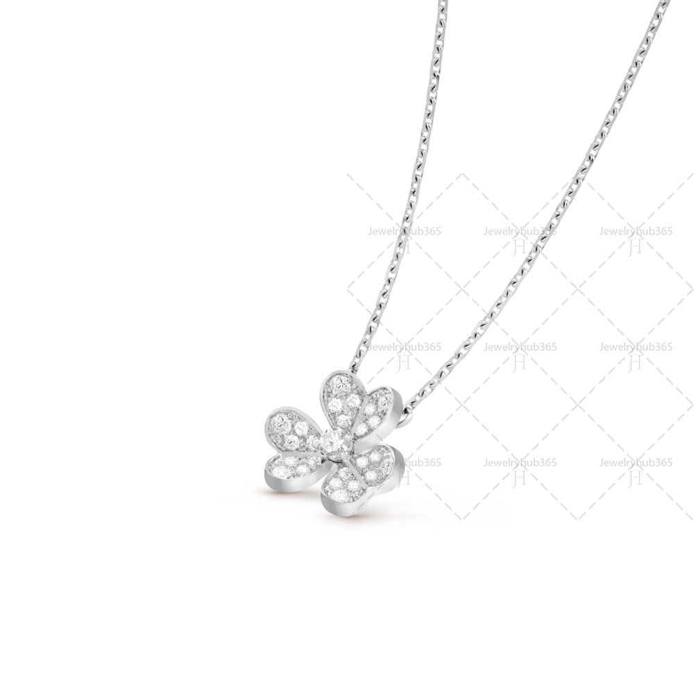 Frivole pendant mini 25 Diamond White gold