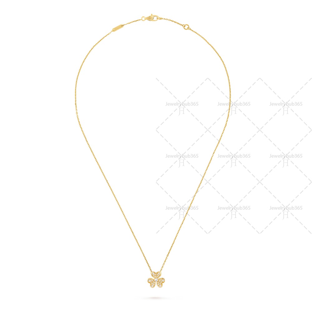 Frivole pendant mini 25 Diamond Yellow gold