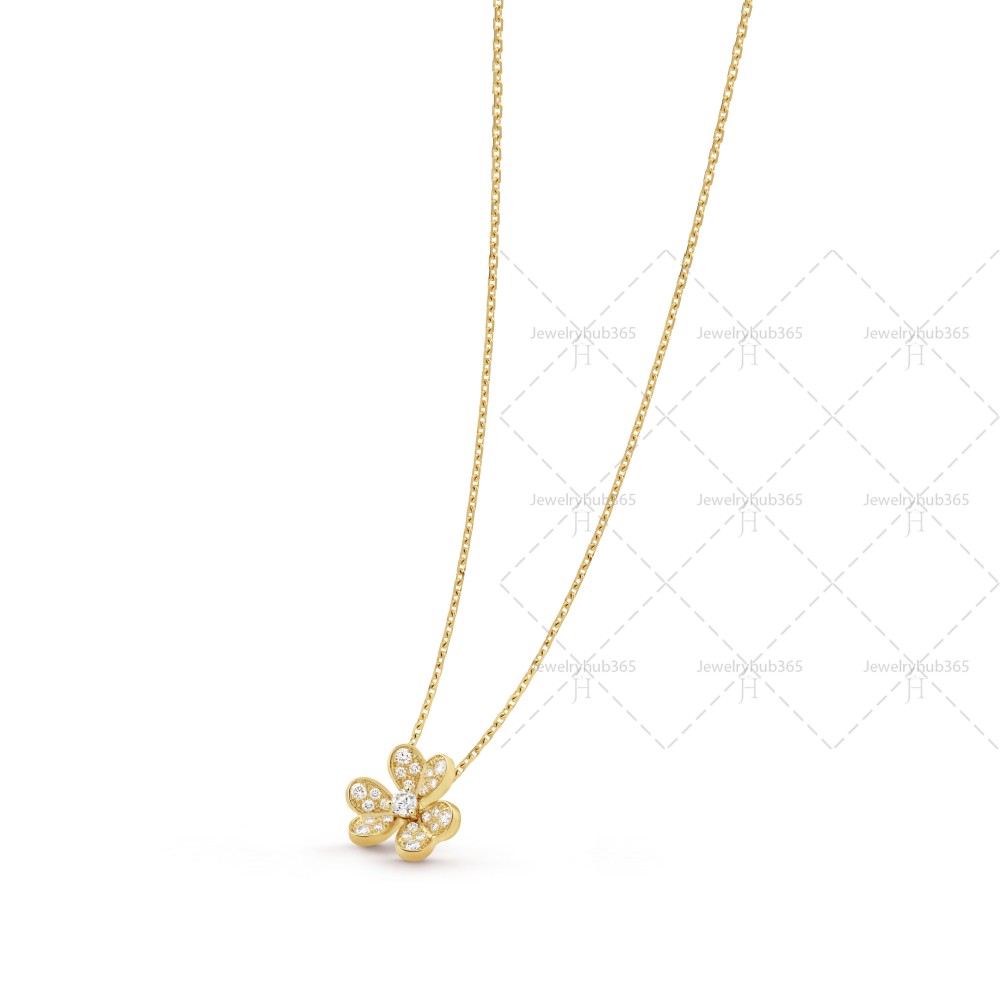 Frivole pendant mini 25 Diamond Yellow gold