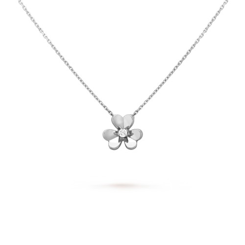 Frivole pendant mini 1 Diamond White gold