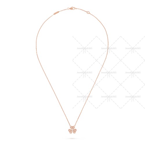 Frivole pendant mini 25 Diamond Rose gold