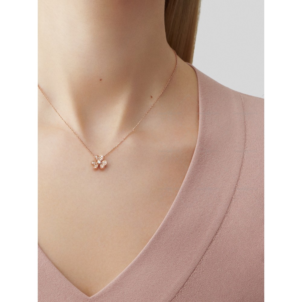 Frivole pendant mini 25 Diamond Rose gold