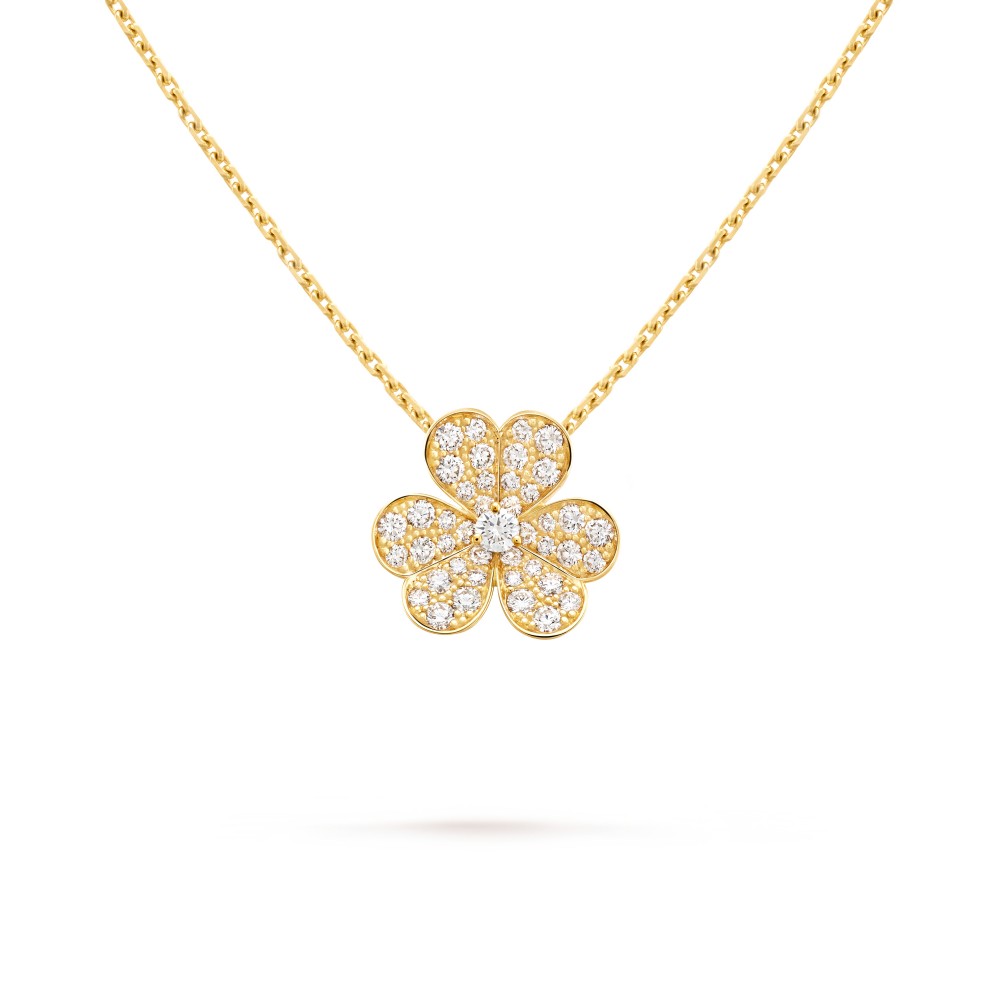 Frivole pendant small 43 Diamond Yellow gold