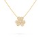 Frivole pendant small 43 Diamond Yellow gold