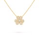 Frivole pendant small 43 Diamond Yellow gold