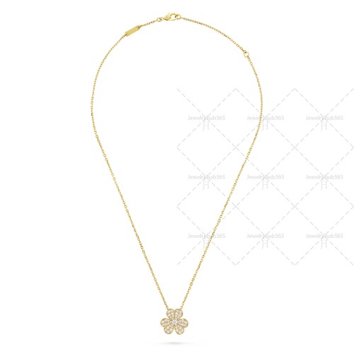 Frivole pendant small 43 Diamond Yellow gold