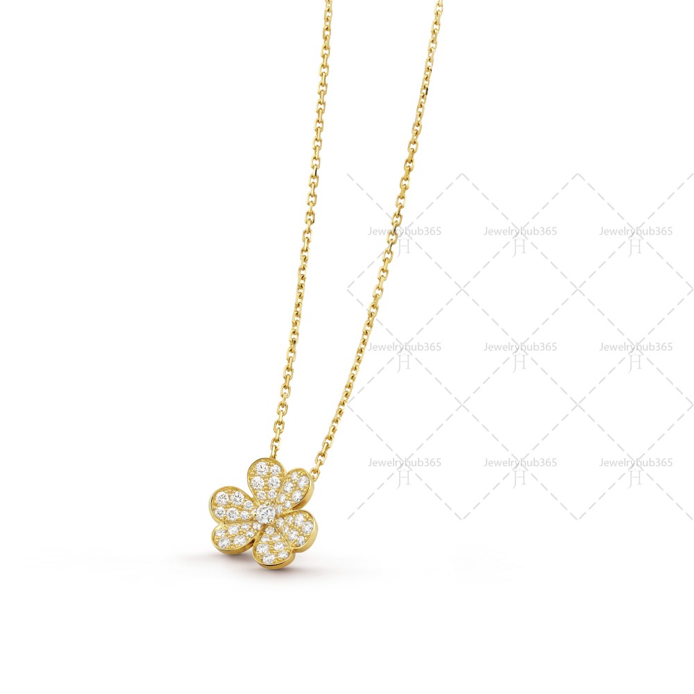 Frivole pendant small 43 Diamond Yellow gold