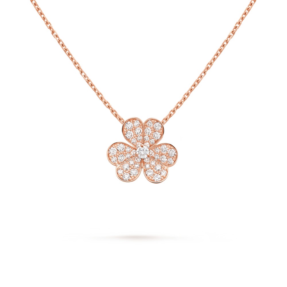 Frivole pendant small 43 Diamond Rose gold