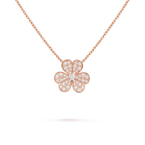 Frivole pendant small 43 Diamond Rose gold