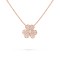 Frivole pendant small 43 Diamond Rose gold