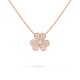 Frivole pendant small 43 Diamond Rose gold