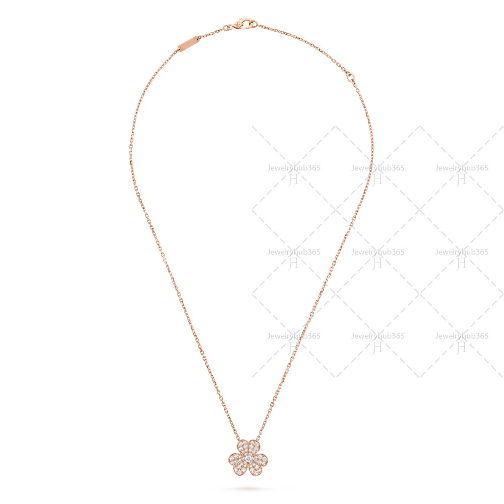 Frivole pendant small 43 Diamond Rose gold