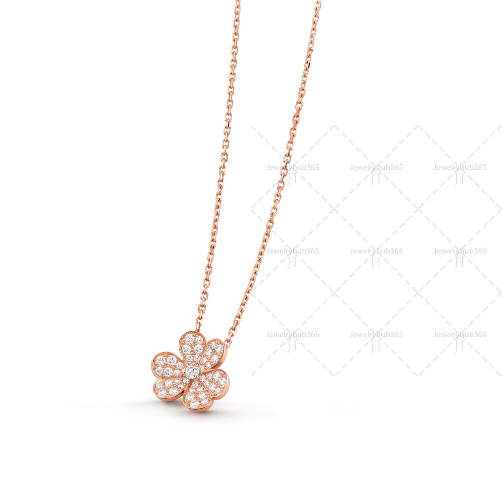 Frivole pendant small 43 Diamond Rose gold