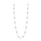 Vintage Alhambra long necklace 21 motifs White gold