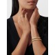 Perlée signature 17cm bracelet medium model  Yellow gold