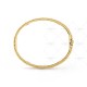 Perlée clovers 16cm bracelet small model  72-Diamond Yellow gold